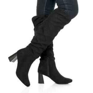 Sugar Emerson knee high slouch boot black - 9
